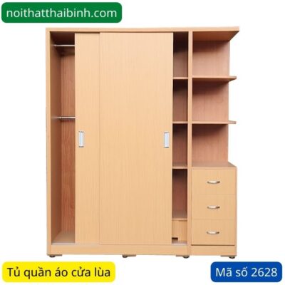 Tủ quần áo cửa trượt giá rẻ MS 2628