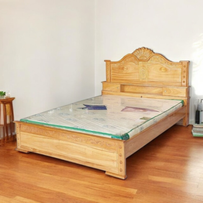 Giường gỗ gõ đỏ cao cấp MS 2929