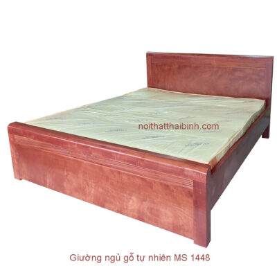 Giường ngủ gỗ tự nhiên MS 1448 Giá bán= 9,500,000đ giảm còn= 7,500,000đ