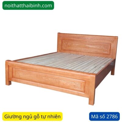 Giường gỗ xoan đào tự nhiên MS 2786 | GIAO HỎA TỐC TPHCM