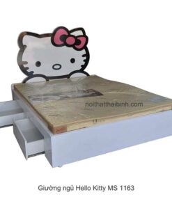 Giường ngủ cho bé Hello Kitty MS 1163 Giá bán= 6.800.000đ giảm còn= 5.800.000đ