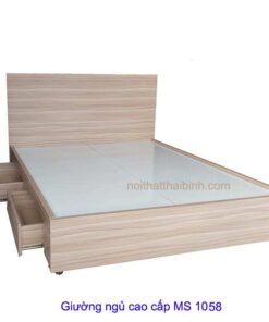 Giường ngủ hiện đại có ngăn kéo MS 1058 Giá bán = 5.500.000 đ
