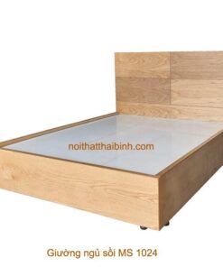 Giường ngủ sồi MS 1024 Giá bán = 5.000.000 đ