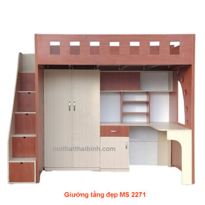 Mẫu giường tầng cho người lớn MS 2271