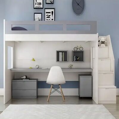 Giường tầng kết hợp bàn làm việc MS 2979