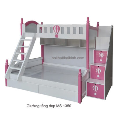 Giường tầng đẹp chất lượng MS 1350 Giá bán= 15.800.000đ giảm còn= 13.800.000đ