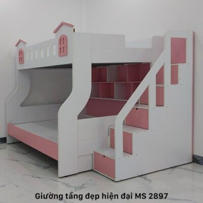 Giường tầng hiện đại đẹp MS 2897