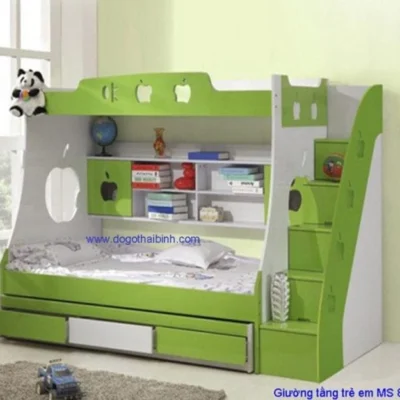 Giường tầng MS 8670 Size : giường 1m2 tầng 0m9 Giá : 13.800.000