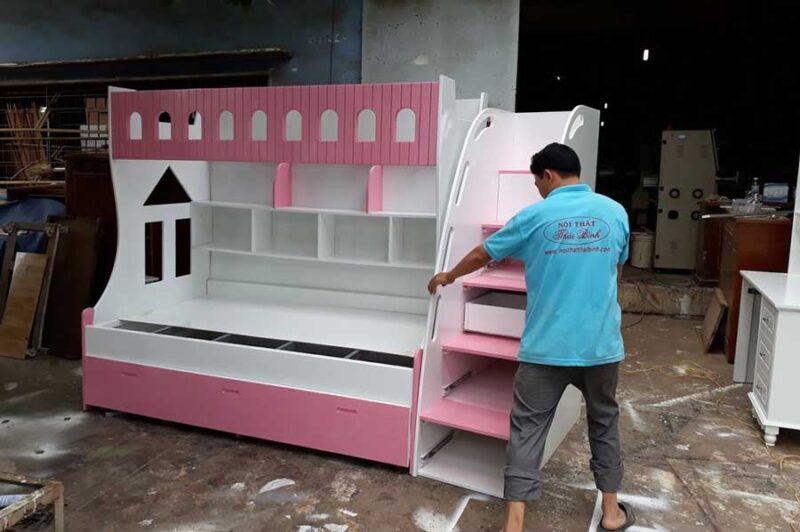 Giường tầng trẻ em MS 9239 Giá 13.800.000đ - Hình ảnh 4