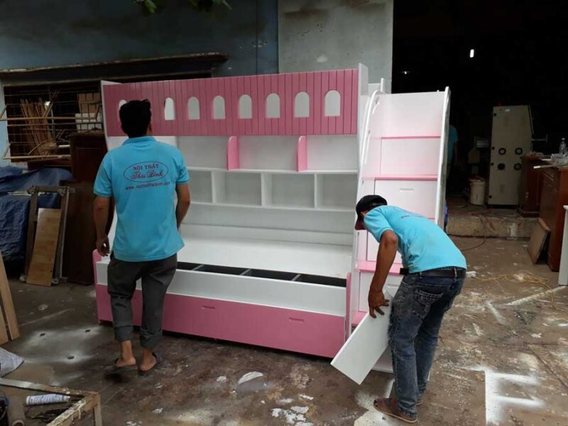 Giường tầng trẻ em MS 9239 Giá 13.800.000đ - Hình ảnh 5