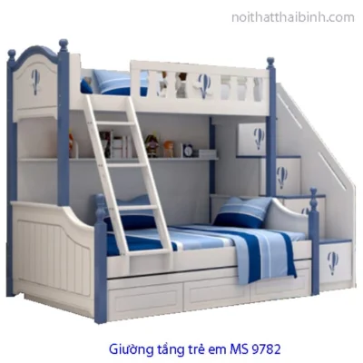Giường hai tầng cho trẻ em MS 9782 Giá = 13.800.000đ