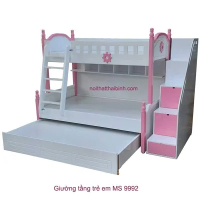 Giường tầng trẻ em MS 9992 Giá bán = 13.800.000 đ