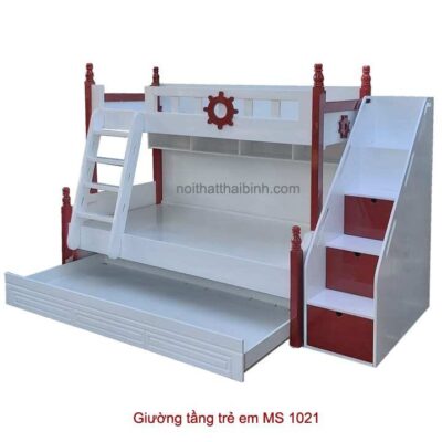 Giường tầng trẻ em đẹp MS 1021 Giá bán = 15.800.000đ giảm còn = 13.800.000đ
