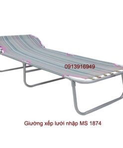 Giường xếp vải lưới nhập MS 1874