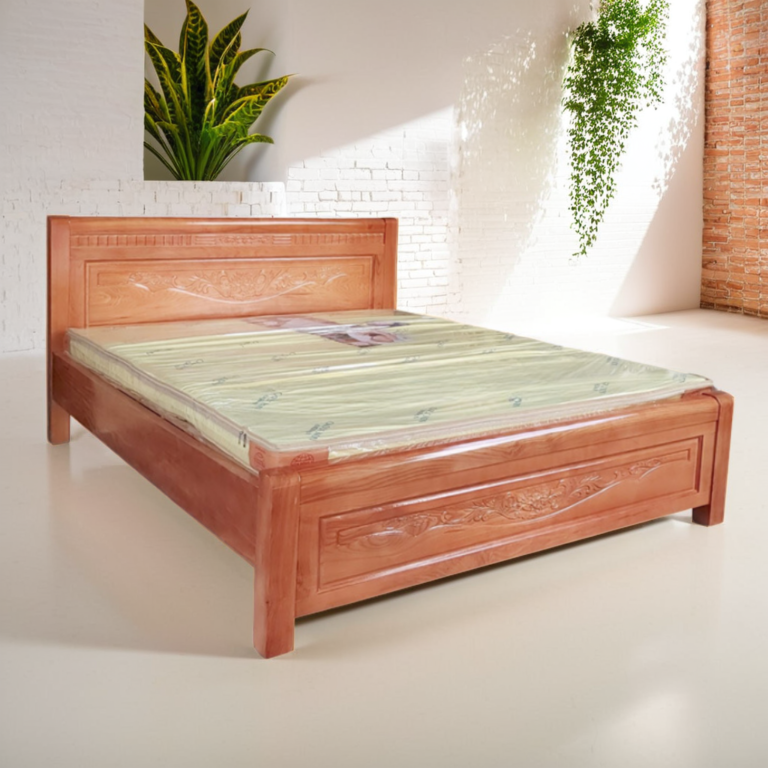 Giường ngủ gỗ xoan đào MS 2060