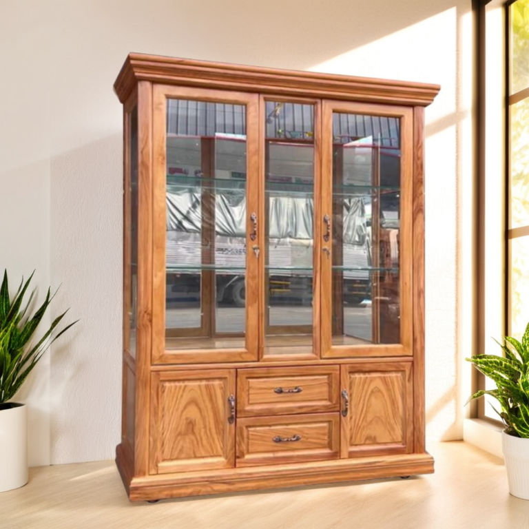 Tủ rượu gõ đỏ tự nhiên 1m6 MS 2908