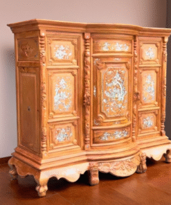 Tủ thờ gỗ gõ đỏ khảm ốc xà cừ MS 3178