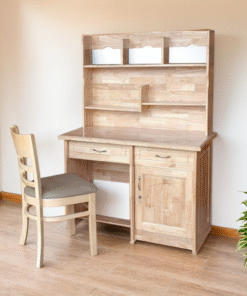 Bàn học cho bé gỗ tự nhiên có kệ MS 2959 | GIAO HỎA TỐC TPHCM
