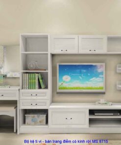 Kệ ti vi  MS 8715-Giá : Size 0m8 = 3.000.000                 1m2 = 3.400.000