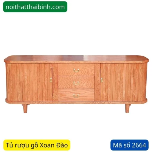 Tủ kệ tivi gỗ Xoan Đào 1m8 MS 2664