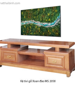 Kệ tivi gỗ xoan đào MS 2058