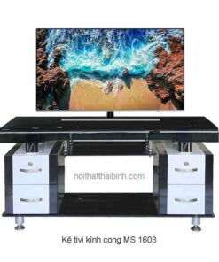 Kệ tivi kính cong MS 1603 Giá bán= 6,500,000đ giảm còn= 4,500,000đ