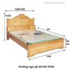 Giường gỗ gõ đỏ cao cấp MS 2929 - Hình ảnh 7