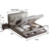 Giường ngủ hiện đại MS 3201 - Hình ảnh 2
