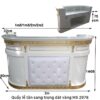 Quầy lễ tân sang trọng dát vàng MS 2978 - Hình ảnh 3