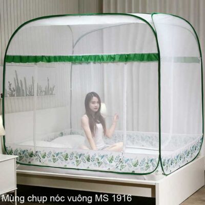 Mùng chụp tự bung nóc vuông MS 1916