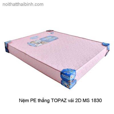 Nệm PE thẳng TOPAZ vải 2D dầy 10cm MS 1831