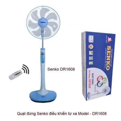 Quạt đứng Senko điều khiển từ xa Model - DR1608 | GIAO HỎA TỐC TPHCM