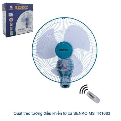 Quạt treo tường điều khiển từ xa MS TR1683 | GIAO HỎA TỐC TPHCM