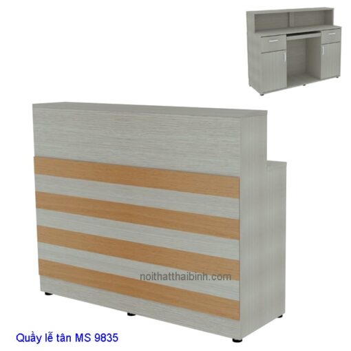 Quầy lễ tân hiện đại MS 9835 Giá 1m4 = 4.900.000