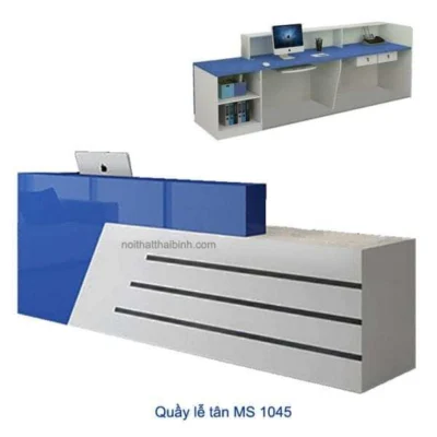 Quầy lễ tân 2m4 MS 1045 Giá bán = 10.000.000 đ