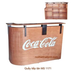 Quầy tiếp tân giá rẻ MS 1171 Giá bán = 6.500.000đ giảm còn = 5.500.000đ