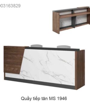 Quầy tiếp tân hiện đại MS 1946