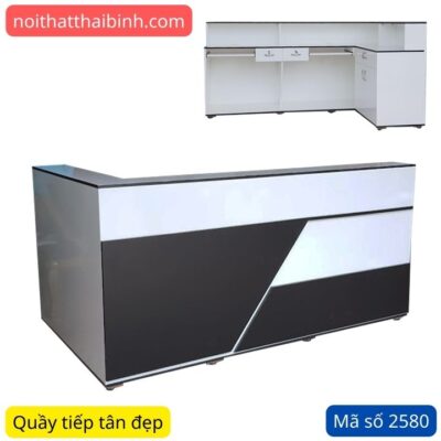 Quầy lễ tân đẹp tại TP HCM MS 2580