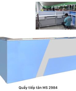 Quầy lễ tân đẹp hiện đại MS 2984