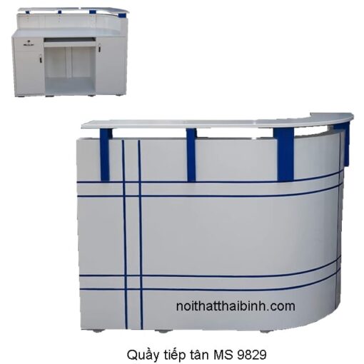 Quầy tiếp tân bán hàng MS 9829 Giá 1m2 = 4.000.000 đ