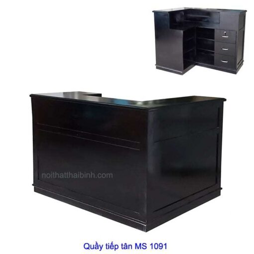 Quầy lễ tân góc MS 1091 Giá bán = 9.000.000 đ
