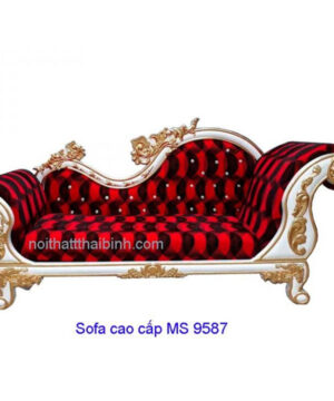 Sofa cao cấp hiện đại sang trọng dát vàng MS 9587 Giá = 14.500.000 đ