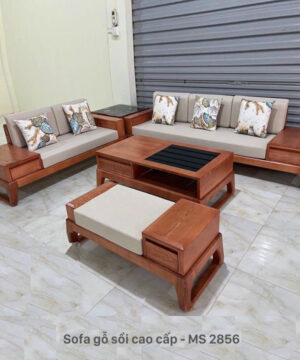 Sofa gỗ cao cấp MS 2856