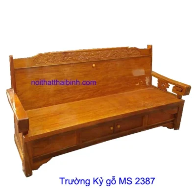 Trường kỷ gỗ tự nhiên MS : 2387 Giá bán : 6.500.000