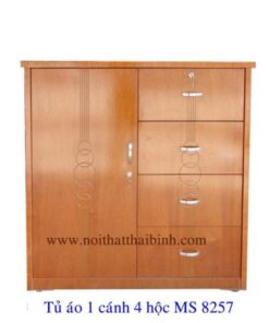 Tủ 1 cánh 4 hộc MS 8257 Giá 1m2 = 3.500.000