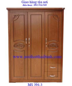 Tủ áo gỗ cn xoan MS : 394-3 - Giá : 6.500.000
