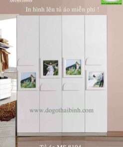 Tủ áo MS 8195-Giá : Size 1m6 = 6.700.000                  1m8 = 7.700.000