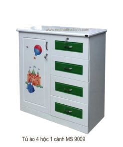 Tủ áo 1 hộc 4 cánh  MS 9009 Giá 1m2 : 3.500.000