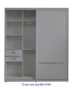 Tủ áo cửa lùa MS 9160 Giá 2m0 = 9.000.000