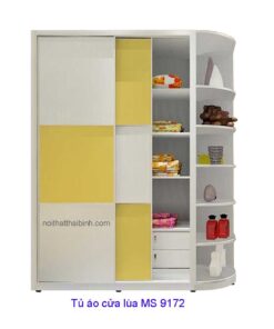 Tủ áo cửa lùa MS 9172 Giá 1m6 = 7.000.000